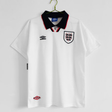 1984-1987 England  retro   Home Retro Soccer Jersey