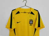 2002 Brazil Retro Home  Soccer Jersey