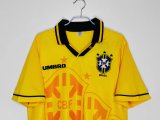1993-1994 Brazil   Home  Soccer Jersey