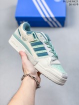 （Free Shipping）Adidas Adidas Forum 84 Low OG  Bright Blue  white and blue low top versatile trendy casual sports board shoes.