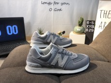（Free Shipping）New Bailun NEW BALANCE NB 574 series comfortable and versatile retro patchwork fashionable casual sports shoes