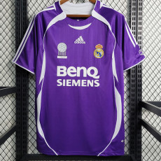 2006-2007 RMA Purple Retro Soccer Jersey
