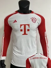 23-24 Bayern Home Long Sleeve Player Version Soccer Jersey (长袖球员)