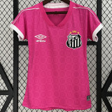 23-24 Santos FC Pink Women Soccer Jersey (女)