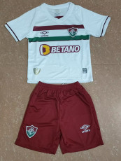 23-24 Fluminense Away Kids Soccer Jersey