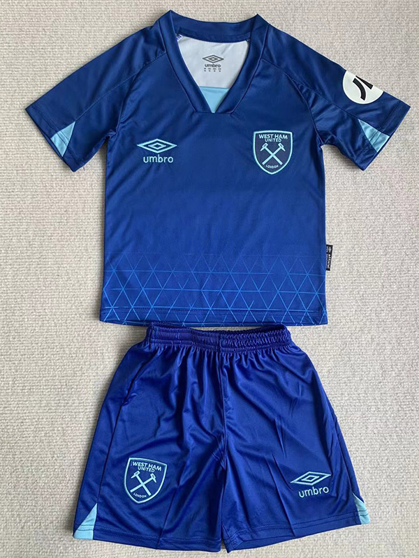 2324 West Ham Third Kids Soccer Jersey
