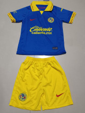 23-24 Club America Away Kids Soccer Jersey
