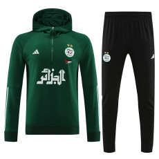 23-24 Algeria Green Hoodie Jacket Tracksuit