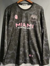 23-24 Inter Miami Black Joint Edition Long Sleeve Soccer Jersey (长袖) 猿