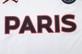 23-24 PSG Jordan White Tank top and shorts suit #D969(PARIS广告)