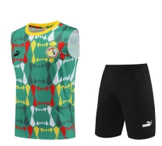 23-24 Senegal Green Tank top and shorts suit