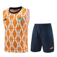 23-24 Ivory Coast Orange Tank top and shorts suit