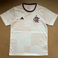 2024 Flamengo White Pink Training shirts
