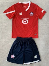 23-24 Lille Home Kids Soccer Jersey