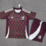 2024 Mexico Home Kids Soccer Jersey