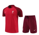24-25 LIV Red Training Short Suit (100%Cotton)纯棉