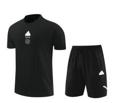 24-25 Ajax Black Training Short Suit (100%Cotton)纯棉