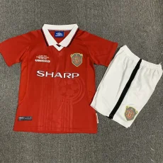 1999-2000 Man Utd Home Kids Retro Soccer Jersey