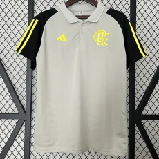 24-25 Flamengo Gray Polo Short Sleeve(有领)