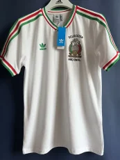 2024 Mexico White Casual Retro Edition T-Shirts (Pure Cotton)