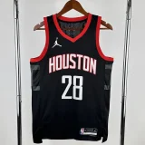 23-24 Rockets WAGNER #28 Black Top Quality Hot Pressing NBA Jersey (Trapeze Edition)飞人版