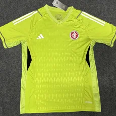 24-25 Internacional Fluorescent Yellow GoalKeeper Soccer Jersey