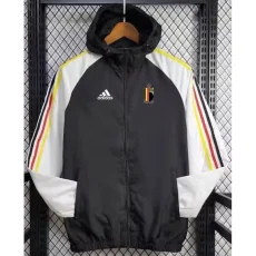24-25 Belgium Black Windbreaker (白袖)