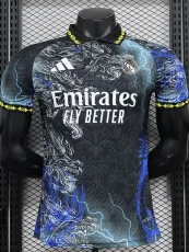 2024-25 RMA Black Blue Special Edition Player Version Soccer Jersey 6634