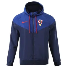 24-25 Croatia Dark blue Windbreaker