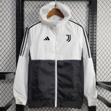 24-25 JUV White Black Windbreaker