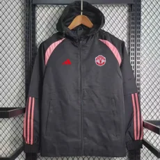 24-25 Man Utd Black Windbreaker