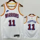 24-25 WARRIORS THOMPSON #11 White Retro Top Quality Hot Pressing NBA Jersey