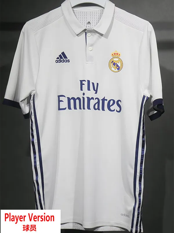 2017 Rma Jersey US$ 21.00 - 2016-2017 RMA Home Player Version 球员 Retro Soccer Jersey ...