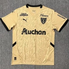 24-25 RC Lens Yellow GoalKeeper Fans Soccer Jersey*全广告