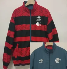 24-25 Flamengo Red & Royal blue Double sided windbreaker (双面风衣)