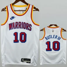24-25 WARRIORS BUTLERII #10 White Retro Top Quality Hot Pressing NBA Jersey