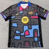 25-26 BAR Grey Black Special Edition Fans Training Shirts