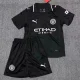 25-26 Man City Black Kids soccer Jersey
