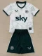 2025-26 lreland W Away Kids Soccer Jersey