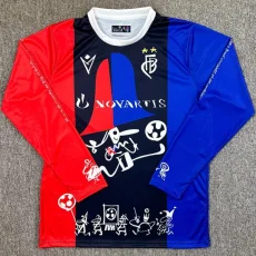 2025-26 BAR Blue Red Special Edition Long Sleeve Soccer Jersey (长袖)