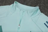 2025-26 Cruzeiro Light green Half Pull Tracksuit (半拉链)