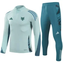 2025-26 Cruzeiro Light green Half Pull Tracksuit (半拉链)