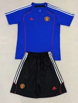 2025-26 an Utd Blue Kids Soccer Jersey