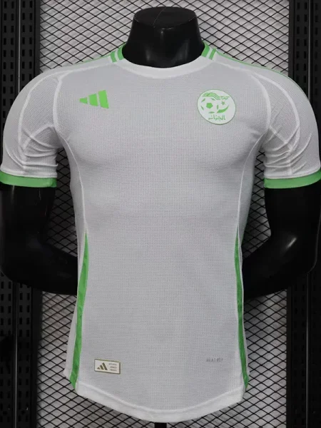 2025-26 Algeria White Player Version Training shirts (绿标)