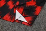 2025-26 Flamengo Red Black Tank top and shorts suit #D2539