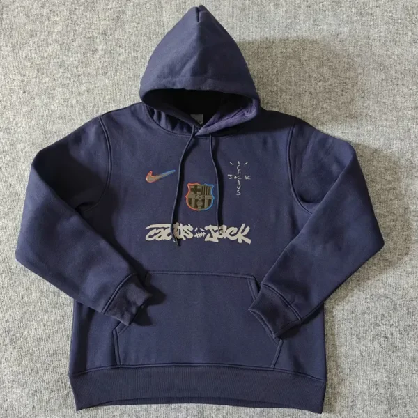 2025-26 BAR Royal blue Hoody 宝蓝色(加绒)黑标