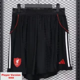 2025-26 LIV Black Player Version shorts Pants (球员短裤)
