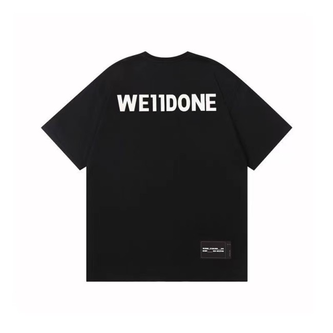 WE11DONE Logo Tee Black
