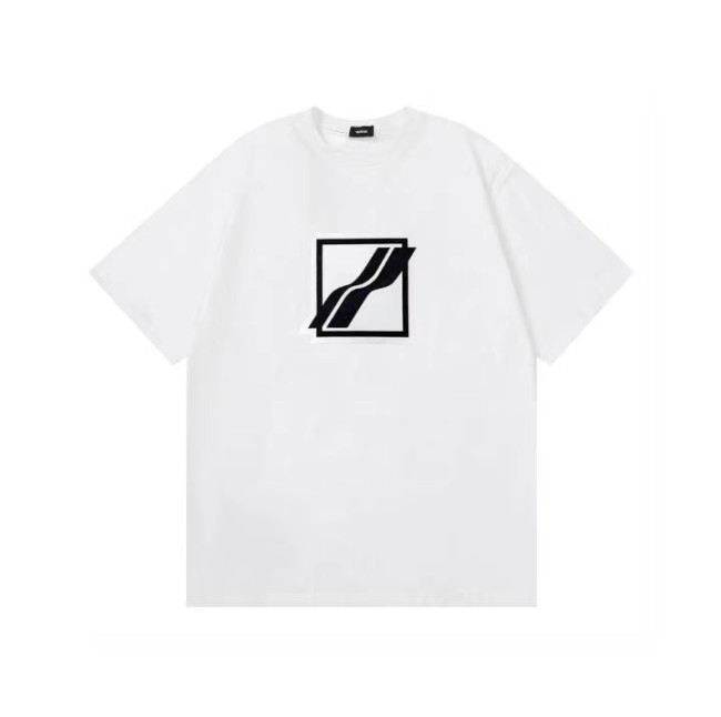 WE11DONE Track Tee White
