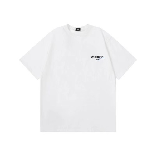 WE11DONE Wave Pattern Tee White